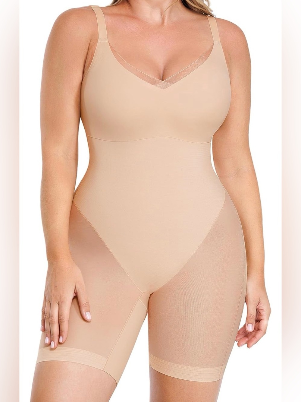 shapellx Nude Seamless Shaping Bodysuit - Women Intimates XXL new